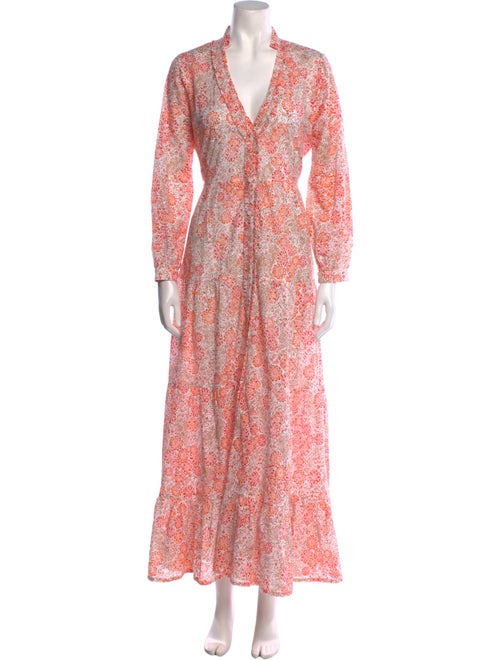 Poupette St Barth Floral Print Long Dress