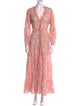 Poupette St Barth Floral Print Long Dress