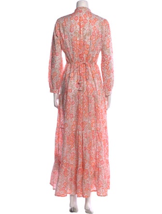 Poupette St Barth Floral Print Long Dress
