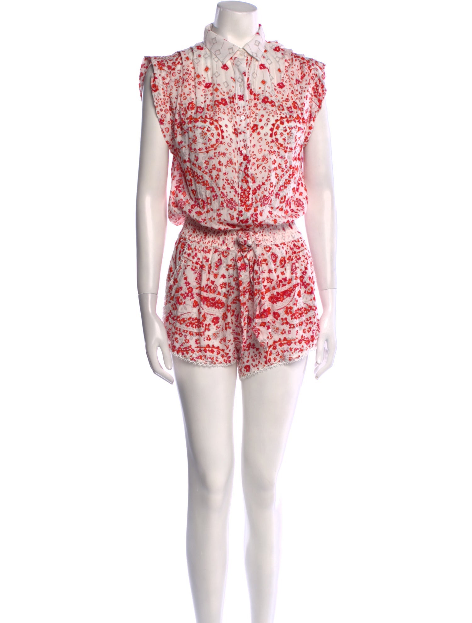 Poupette St Barth Printed Romper