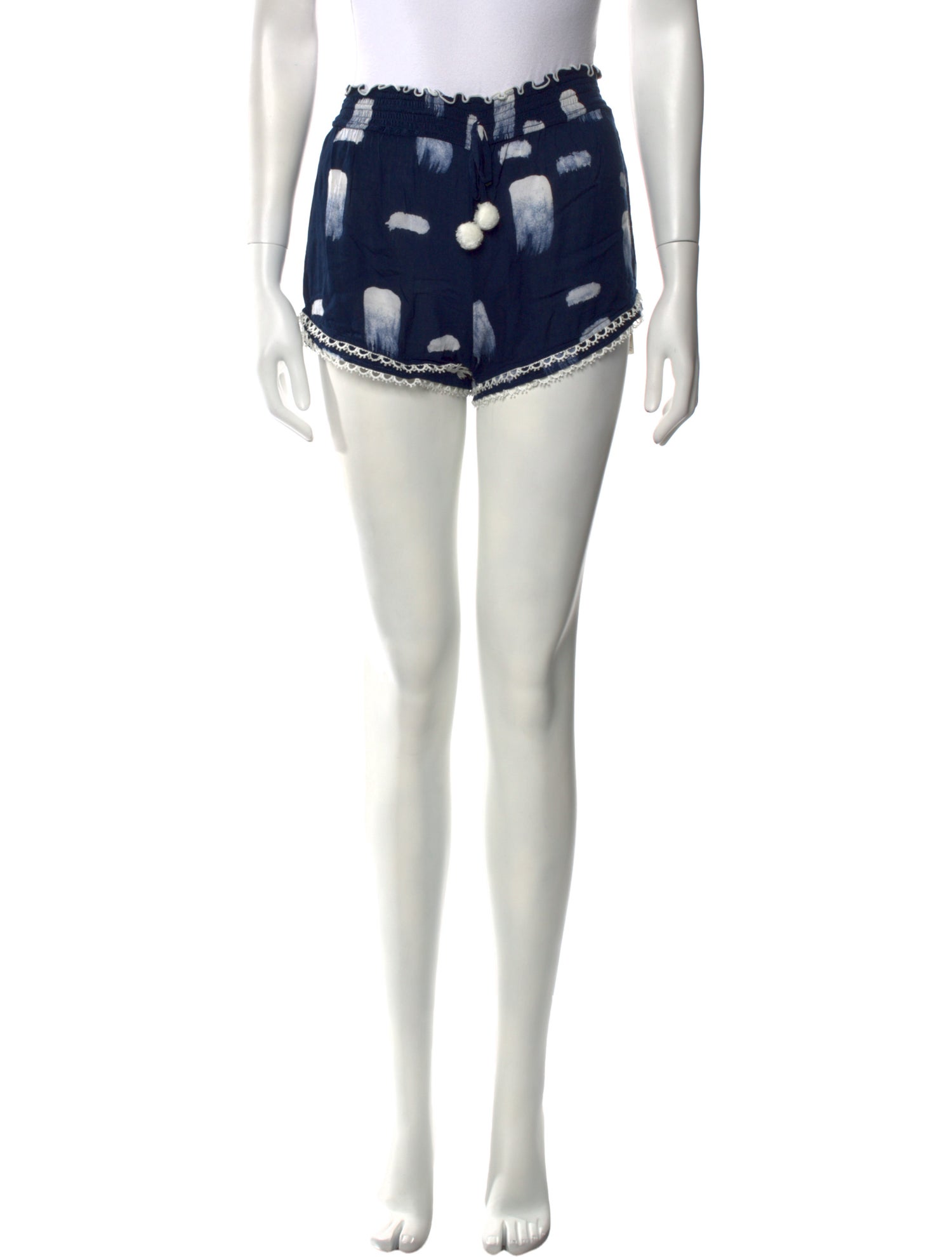 Poupette St Barth Printed Mini Shorts