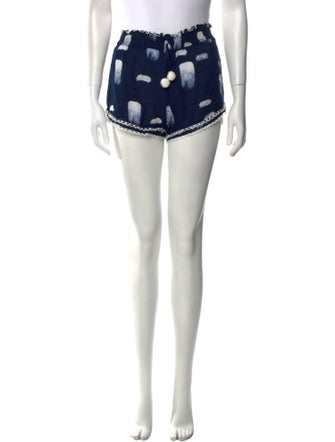 Poupette St Barth Printed Mini Shorts