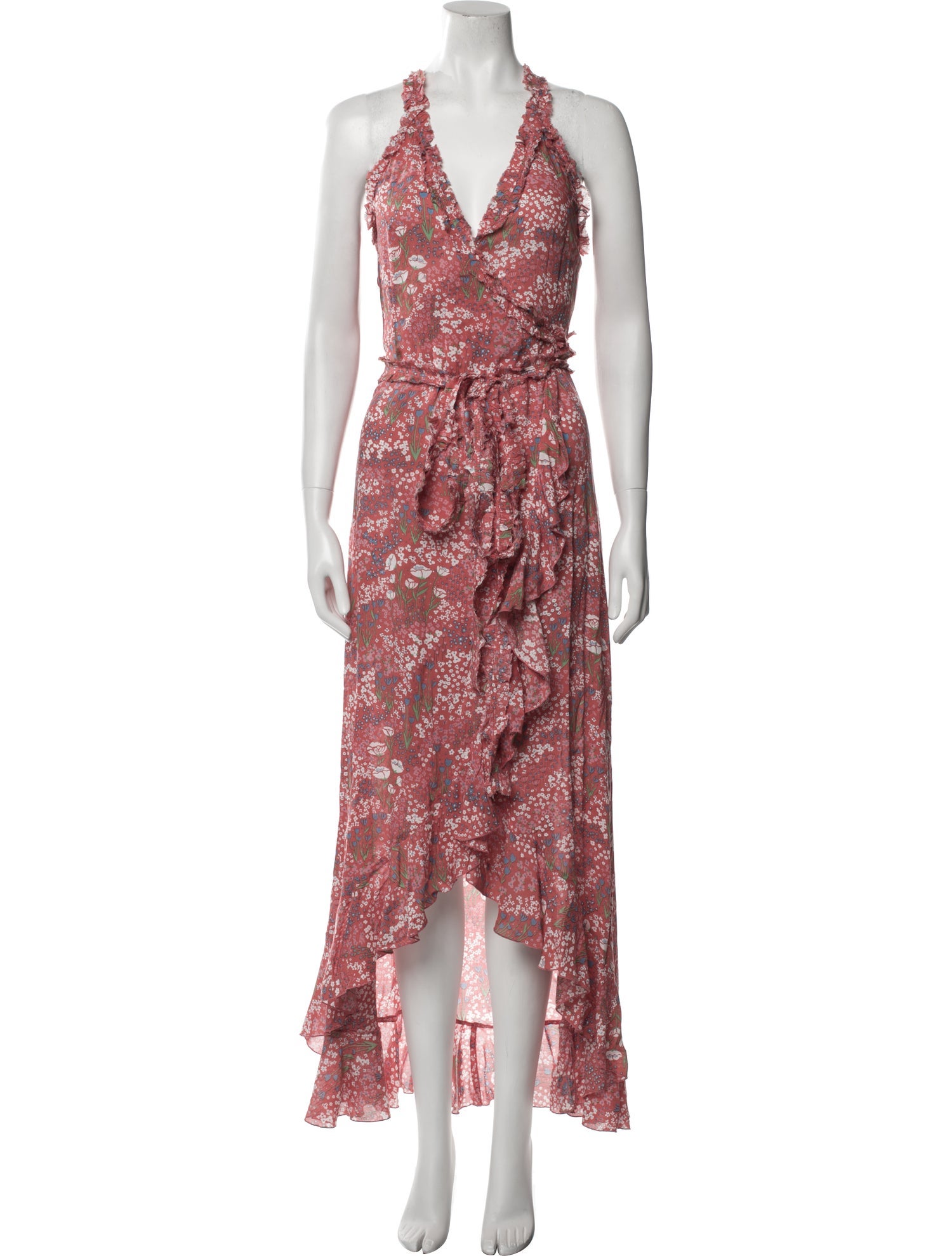 Poupette St Barth Floral Print Long Dress