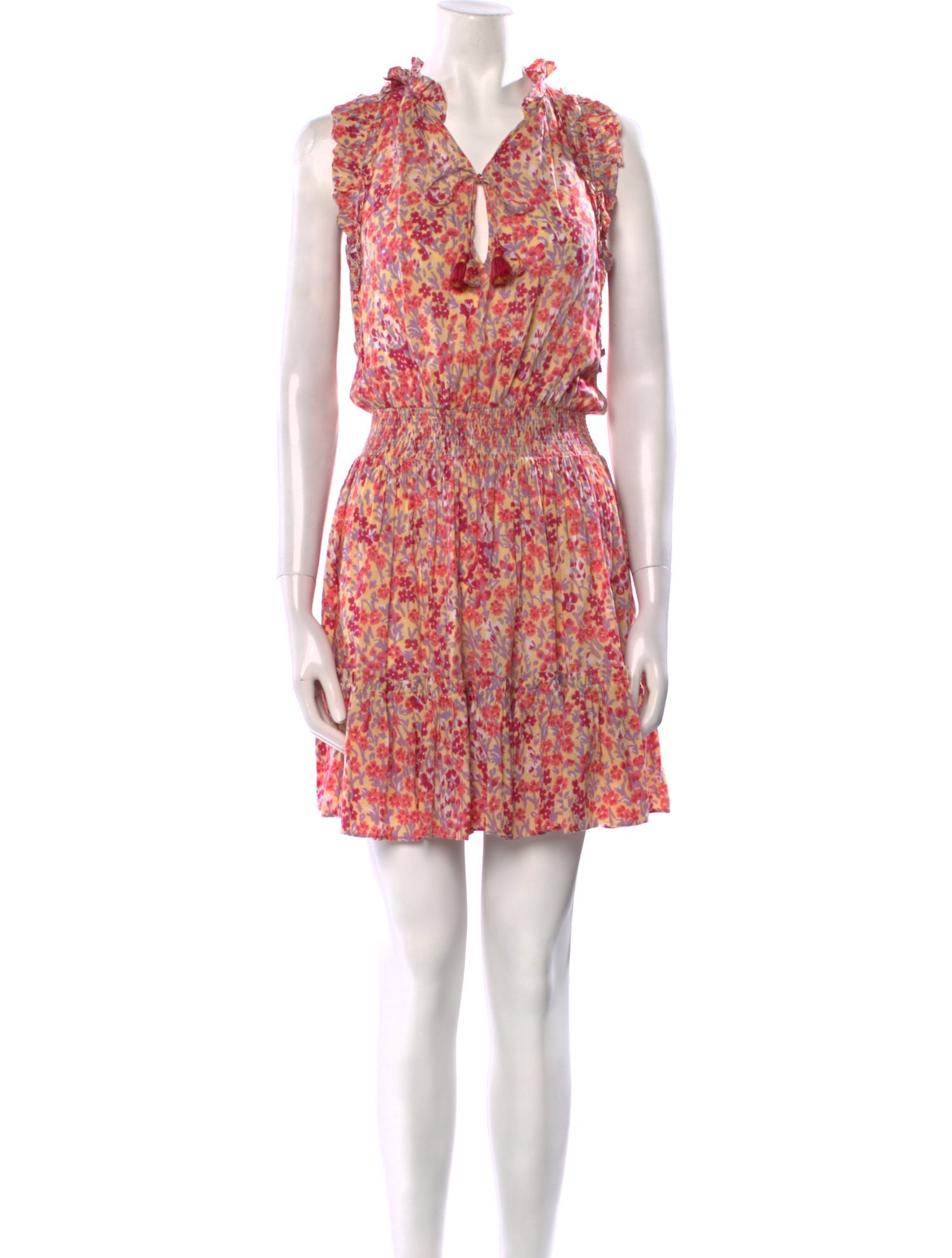 Poupette St Barth Floral Print Mini Dress