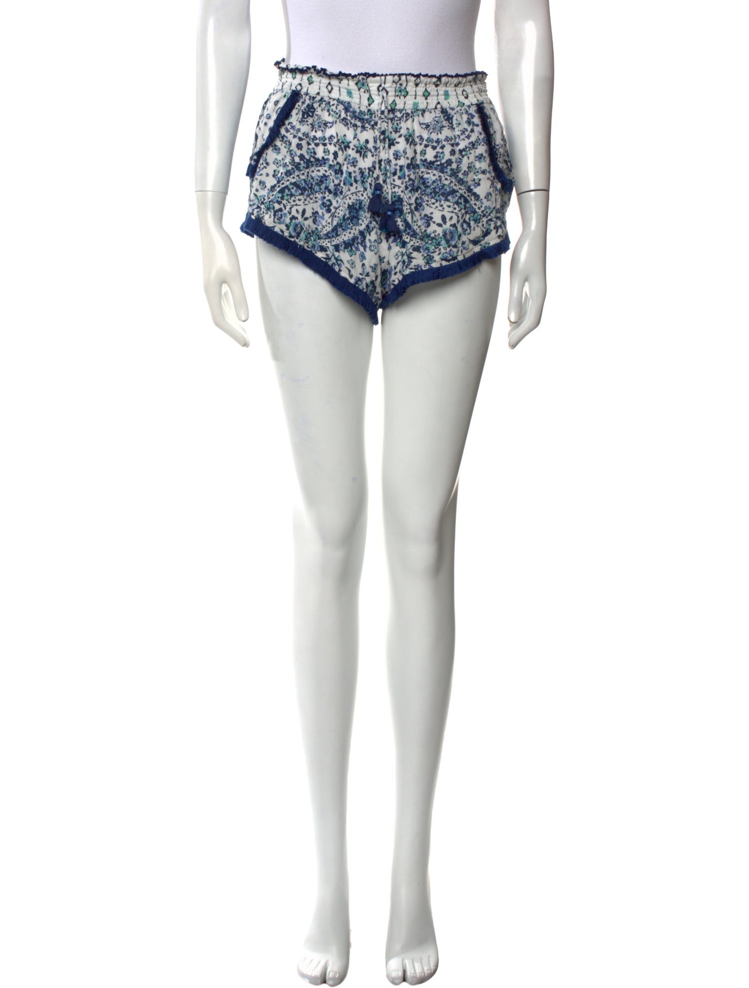 Poupette St Barth Floral Print Mini Shorts