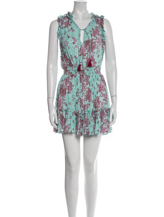 Poupette St Barth Printed Mini Dress