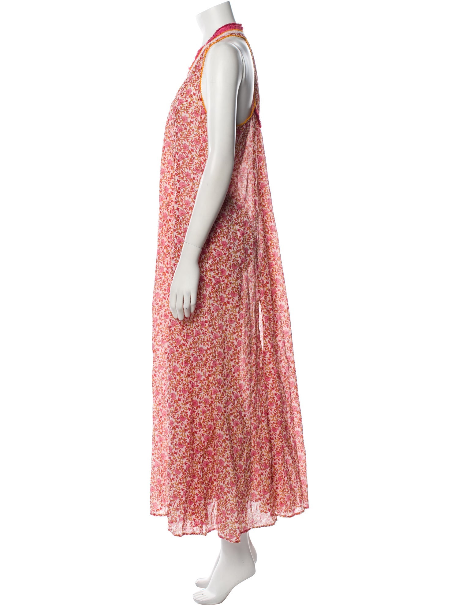 Poupette St Barth Floral Print Long Dress