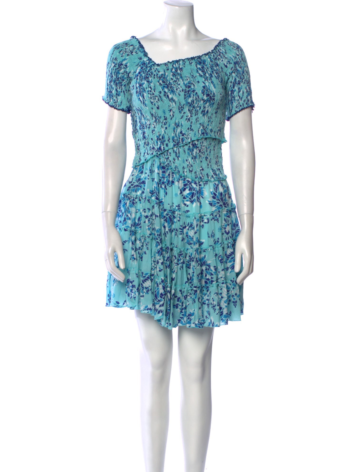 Poupette St Barth Floral Print Mini Dress