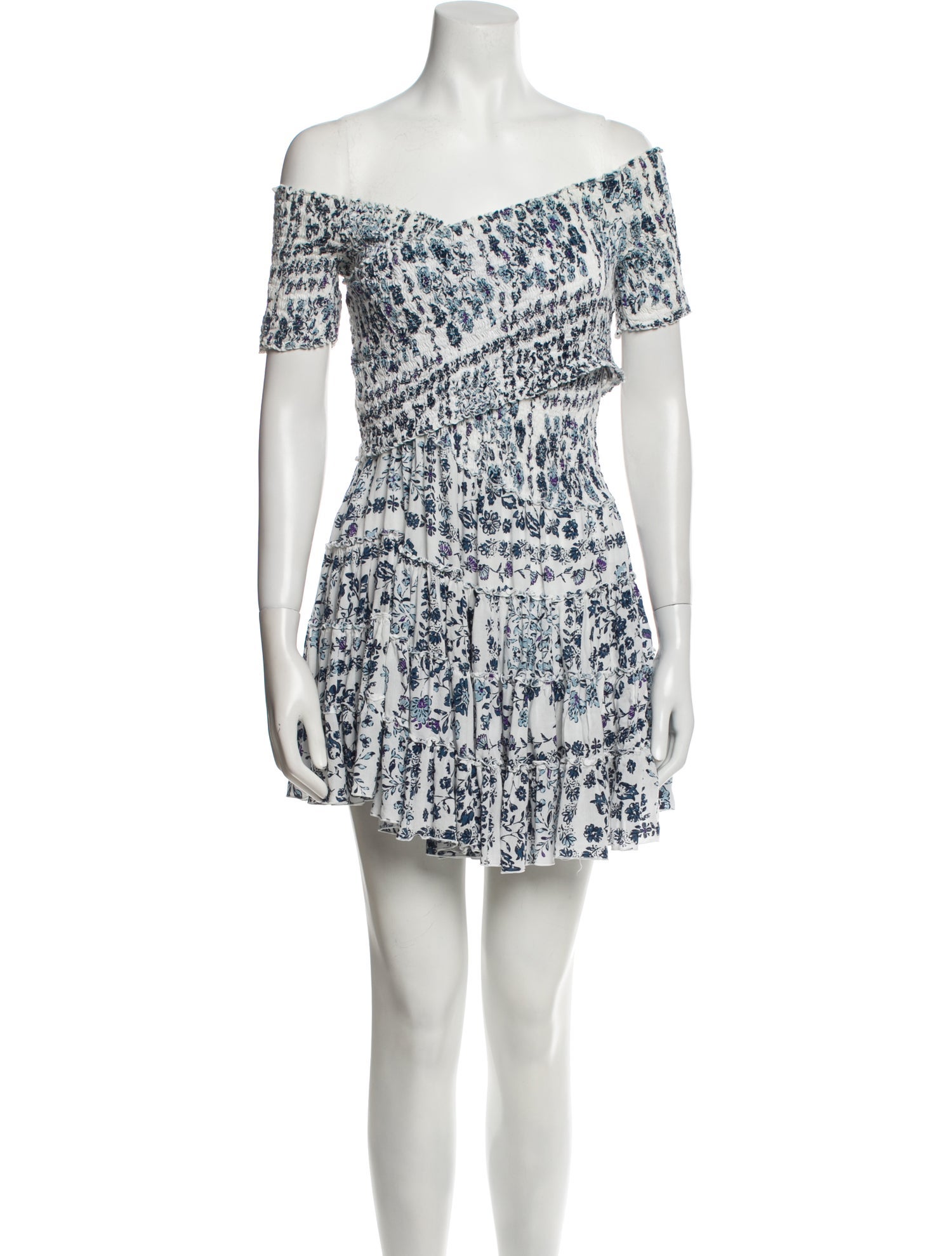 Poupette St Barth Floral Print Mini Dress