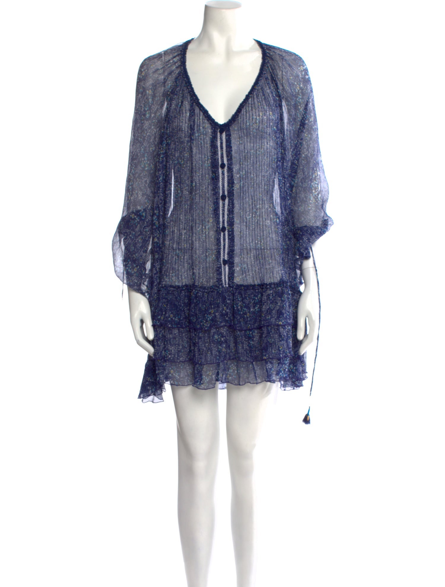 Poupette St Barth Silk Mini Dress