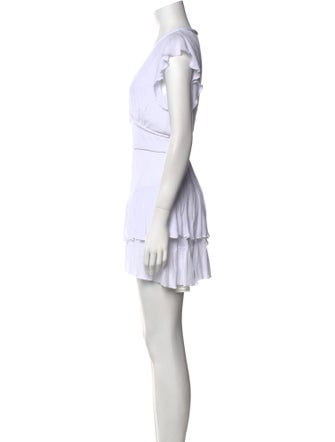 Poupette St Barth V-Neck Mini Dress