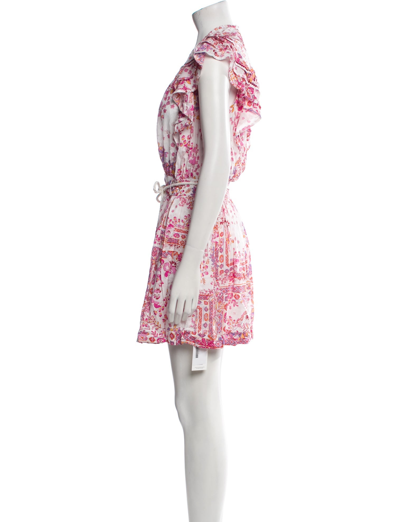 Poupette St Barth Floral Print Mini Dress w/ Tags