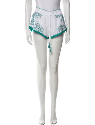 Poupette St Barth Printed Mini Shorts