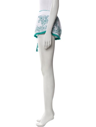 Poupette St Barth Printed Mini Shorts