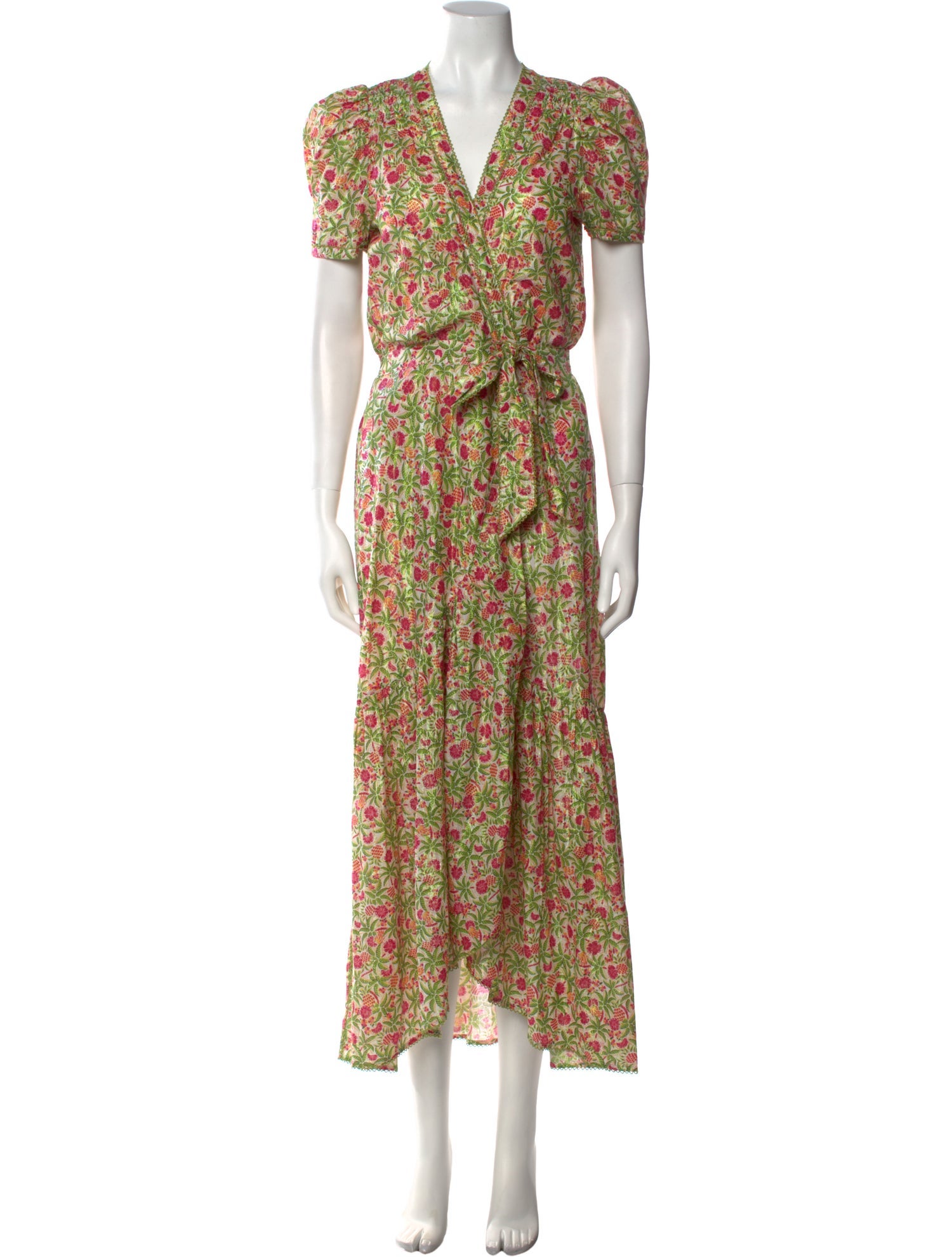 Poupette St Barth Floral Print Long Dress