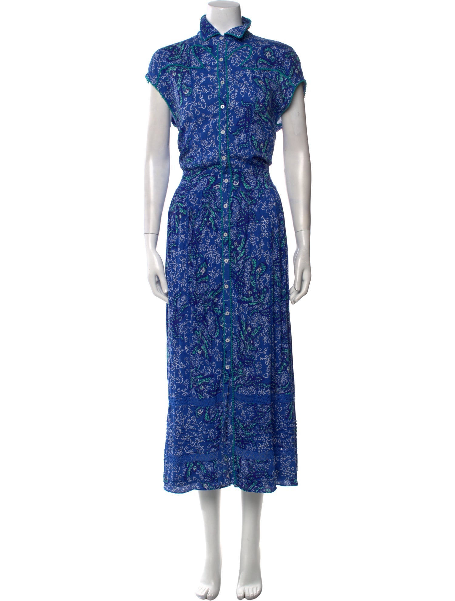 Poupette St Barth Floral Print Long Dress