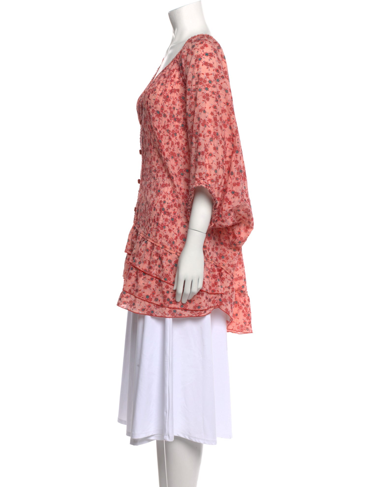 Poupette St Barth Printed V-Neck Tunic