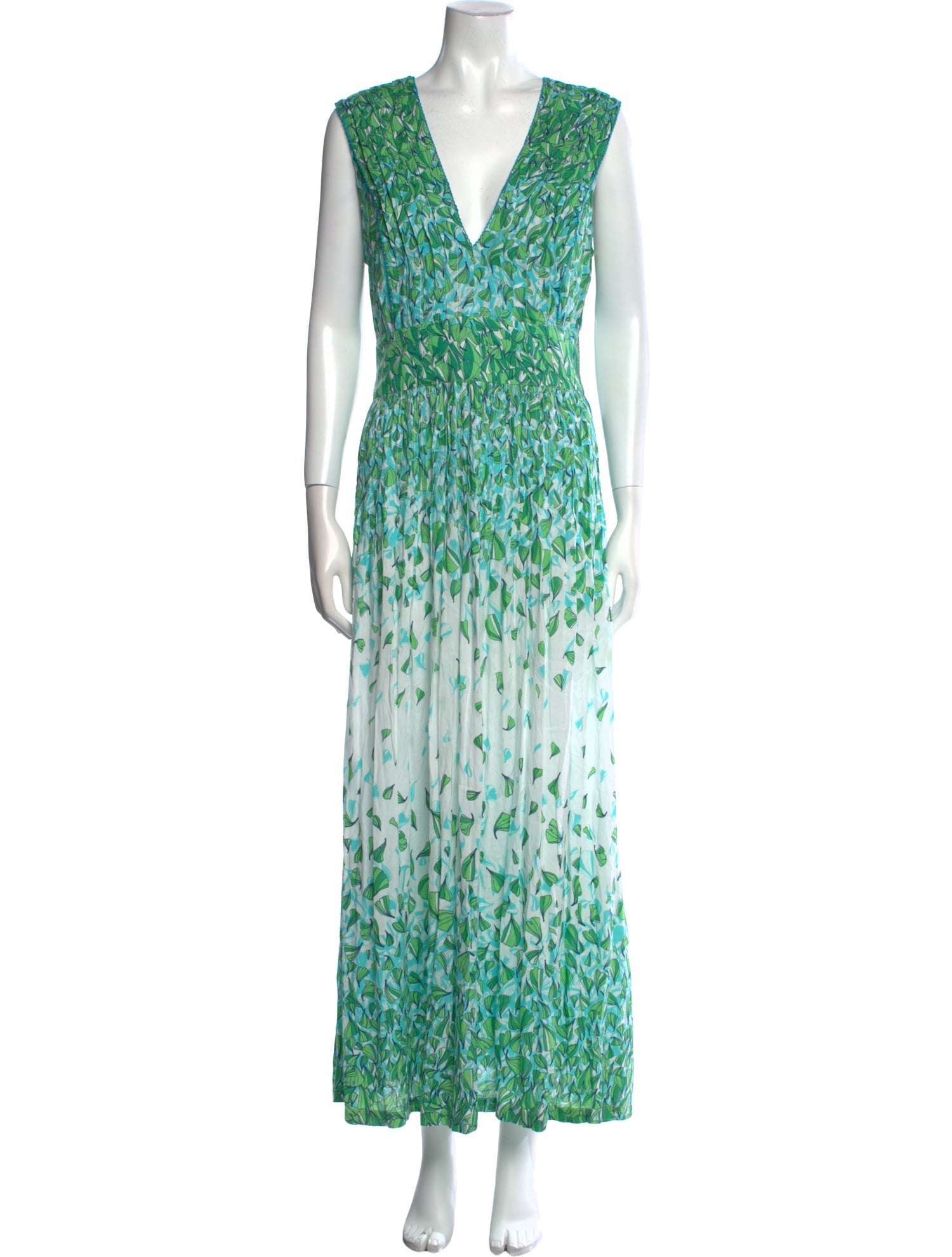 Poupette St Barth Printed Long Dress