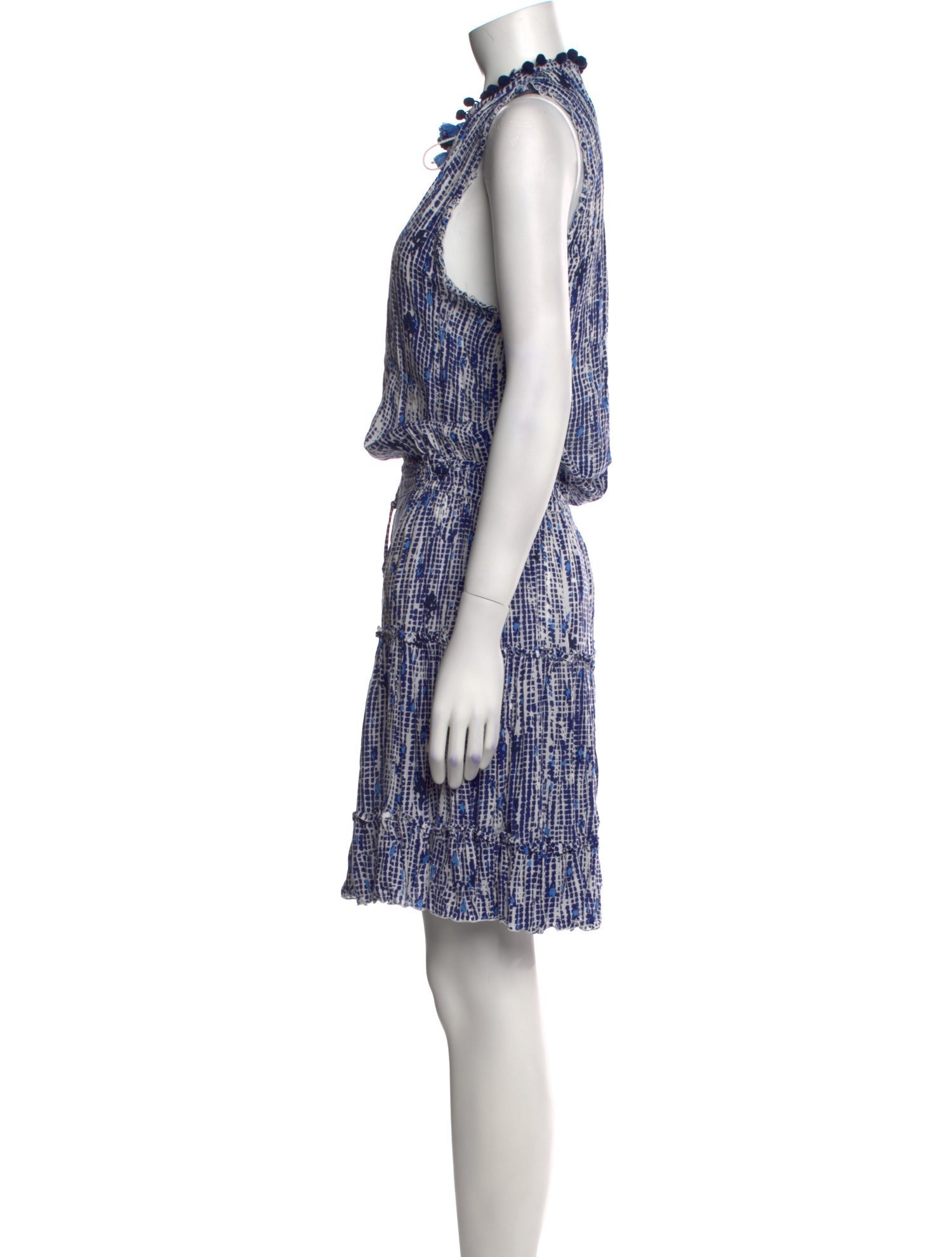 Poupette St Barth Printed Knee-Length Dress