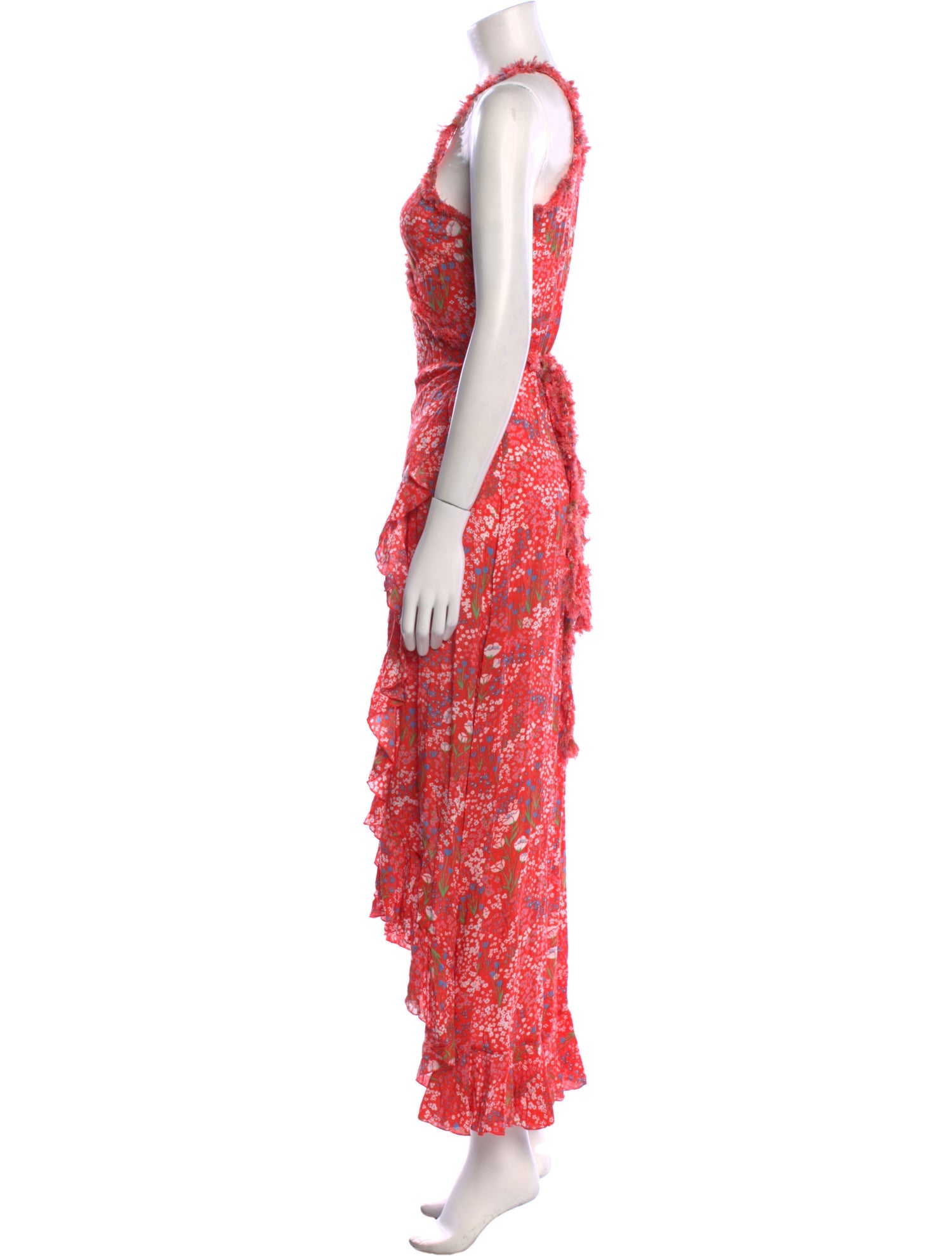 Poupette St Barth Floral Print Long Dress