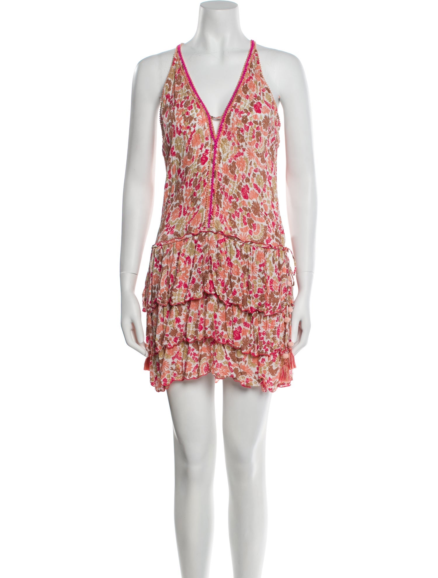 Poupette St Barth Floral Print Mini Dress