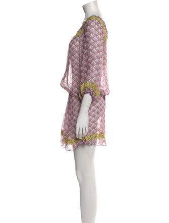 Poupette St Barth Silk Mini Dress