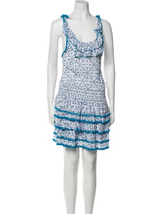 Poupette St Barth Printed Mini Dress