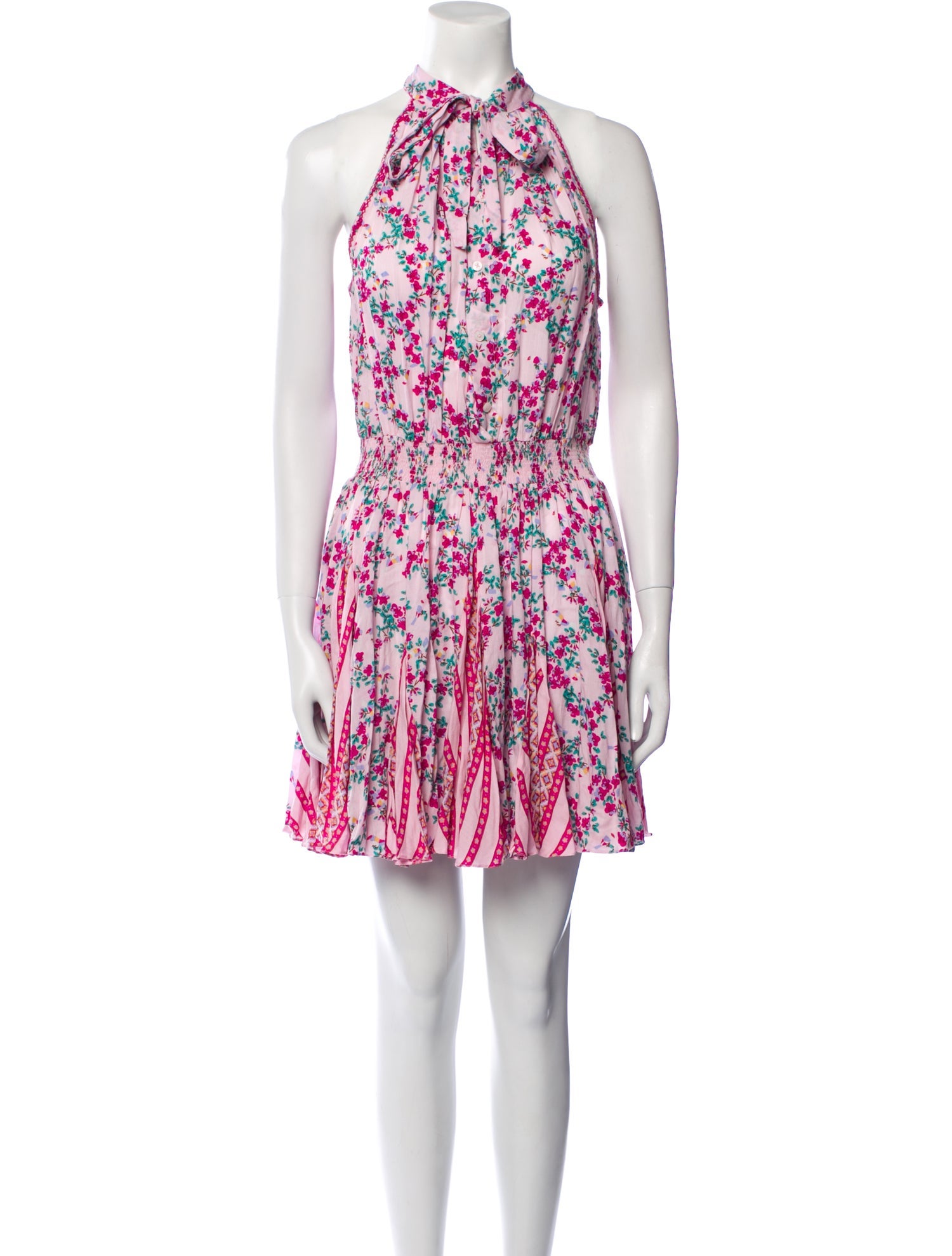 Poupette St Barth Floral Print Mini Dress w/ Tags