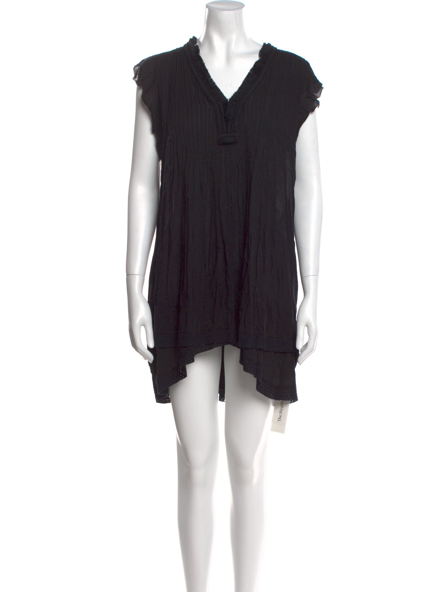 Poupette St Barth V-Neck Mini Dress