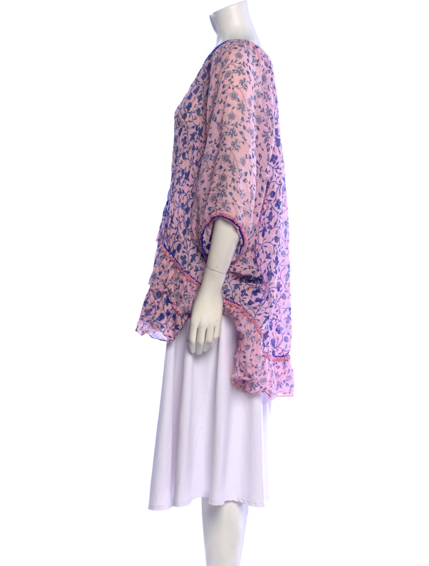 Poupette St Barth Printed V-Neck Tunic