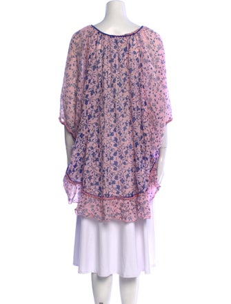 Poupette St Barth Printed V-Neck Tunic