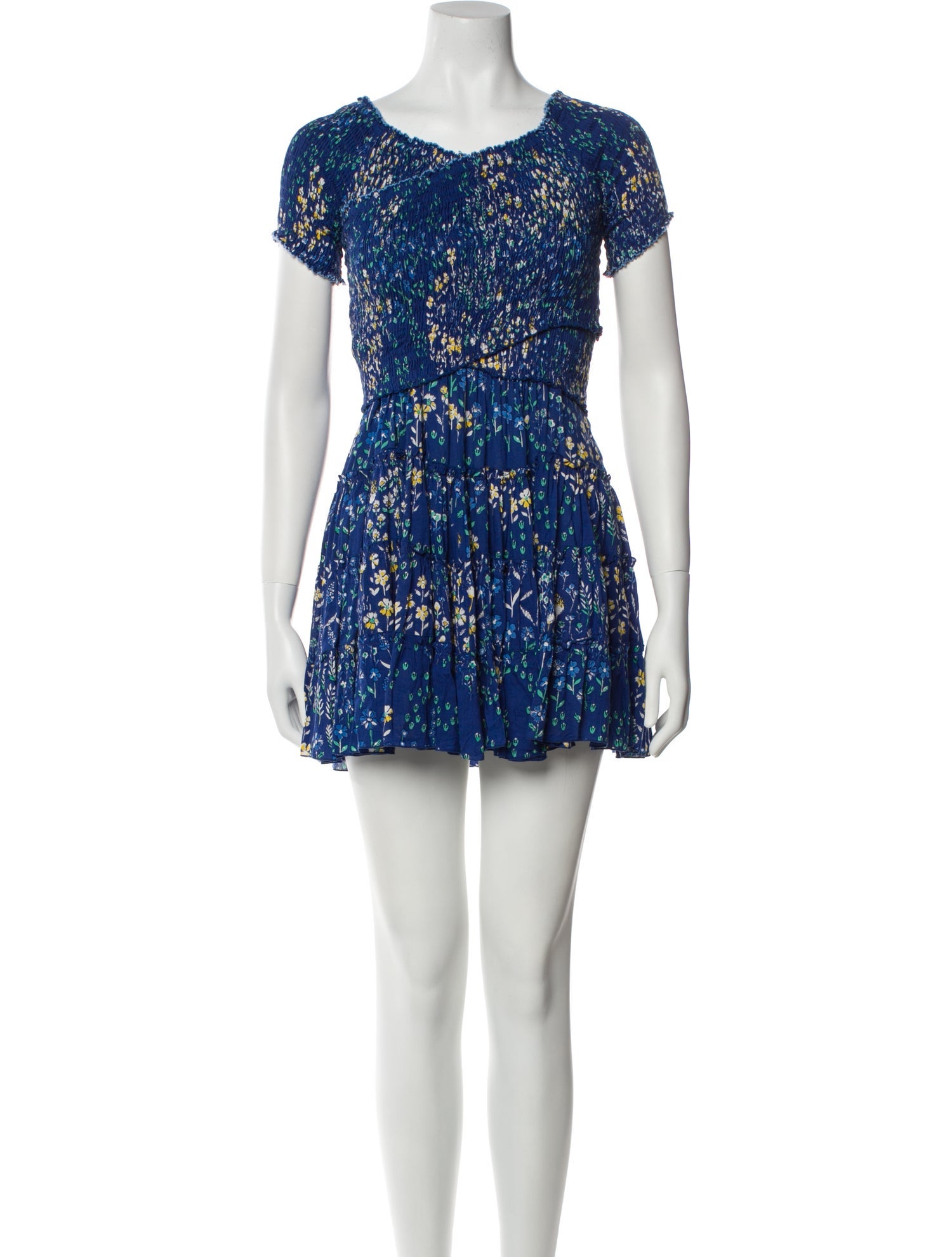 Poupette St Barth Floral Print Mini Dress