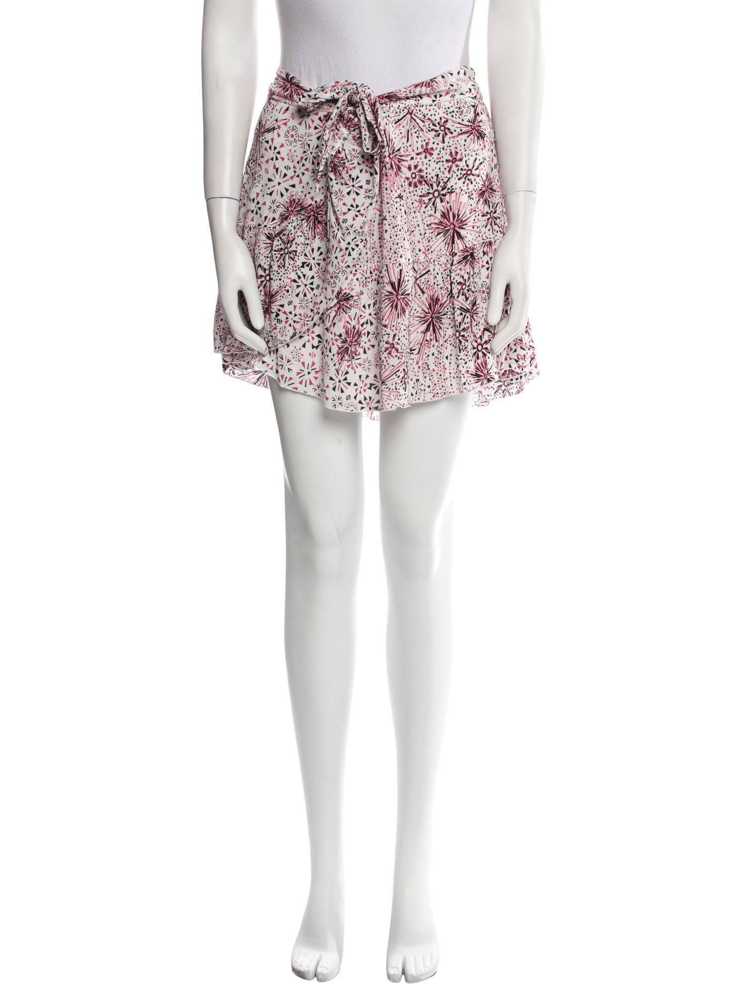 Poupette St Barth Printed Mini Skirt