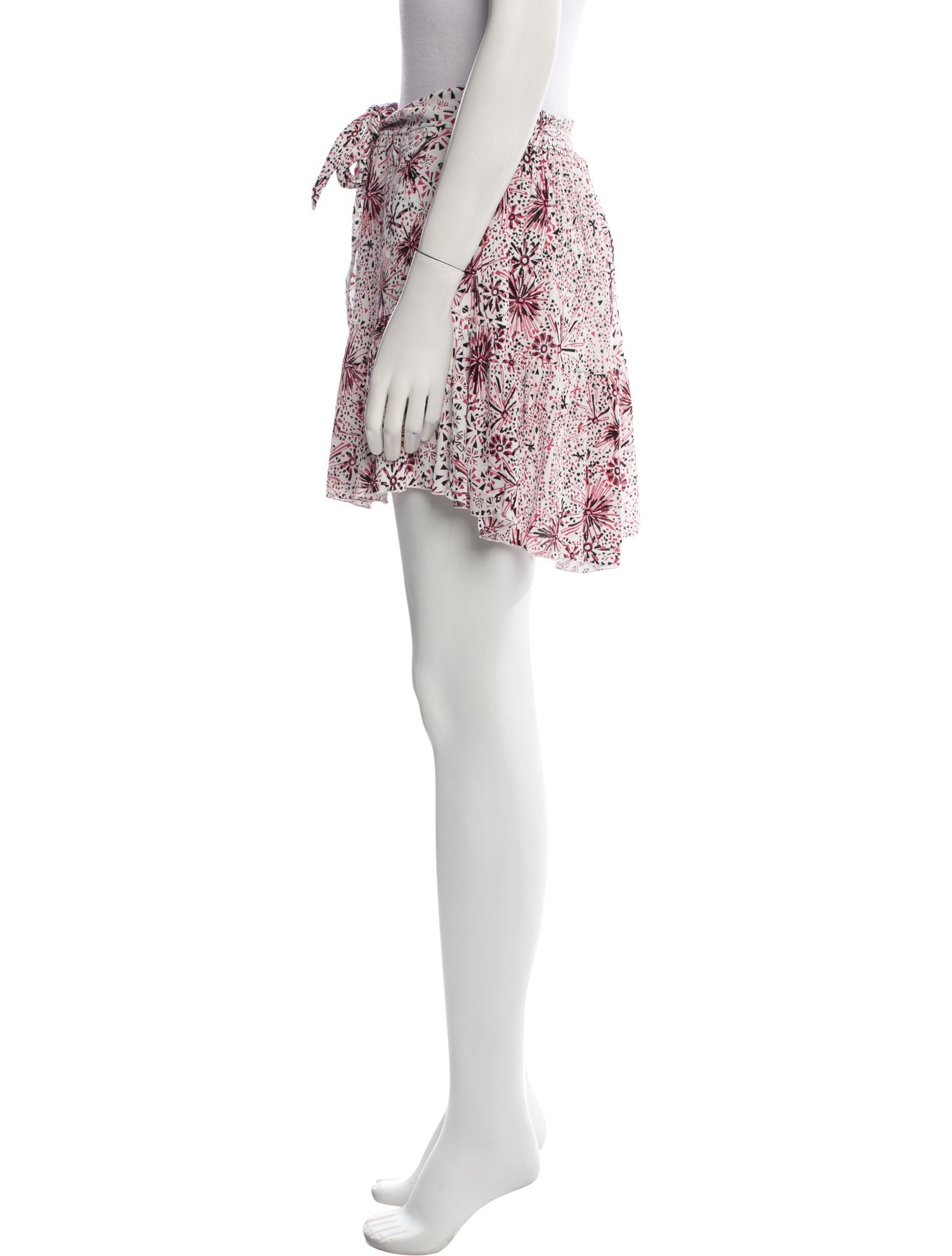 Poupette St Barth Printed Mini Skirt