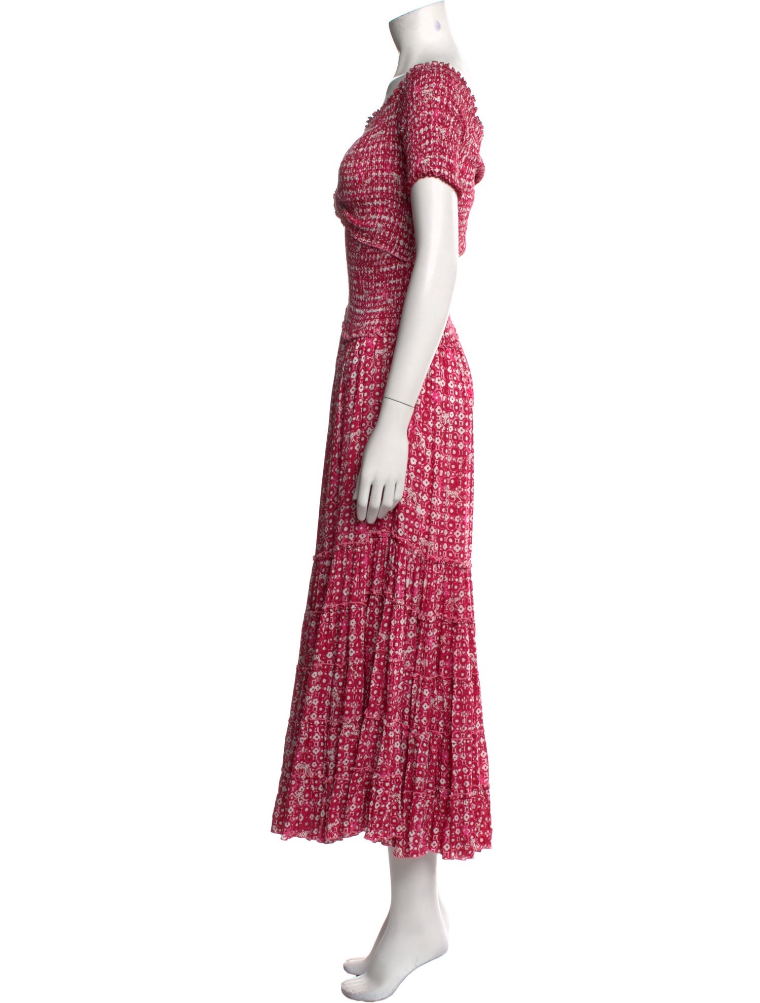 Poupette St Barth Printed Long Dress