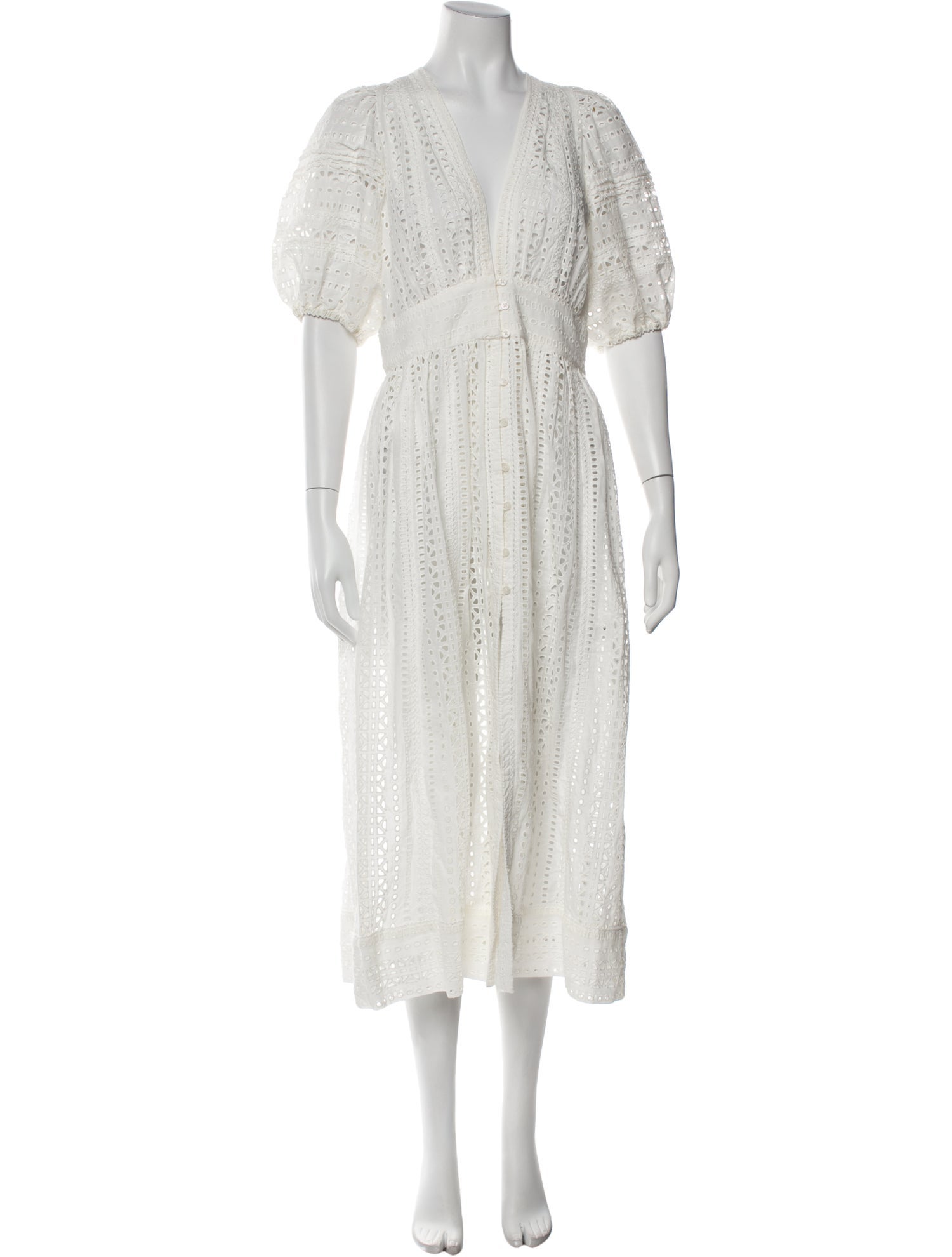 Poupette St Barth V-Neck Long Dress