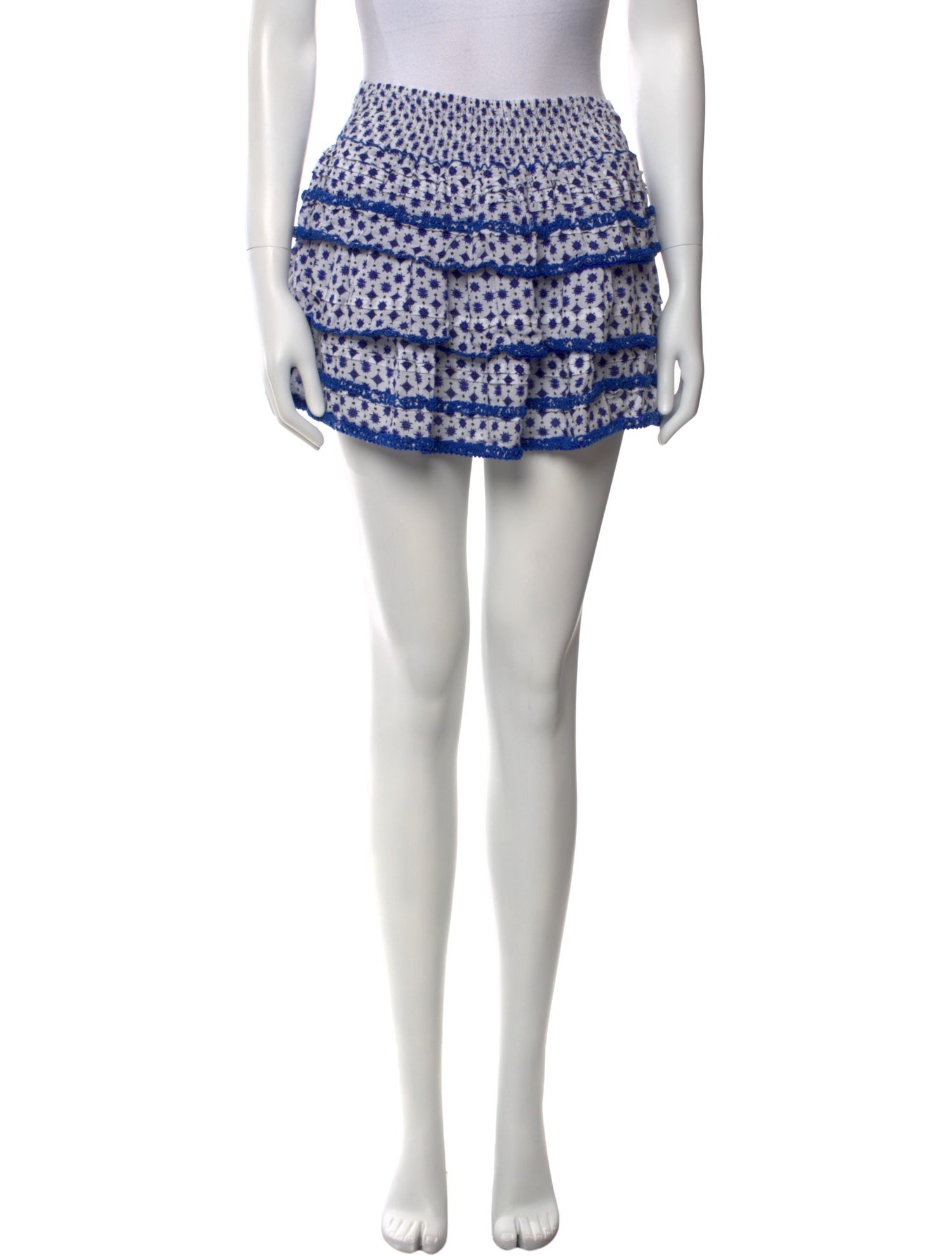 Poupette St Barth Printed Mini Skirt