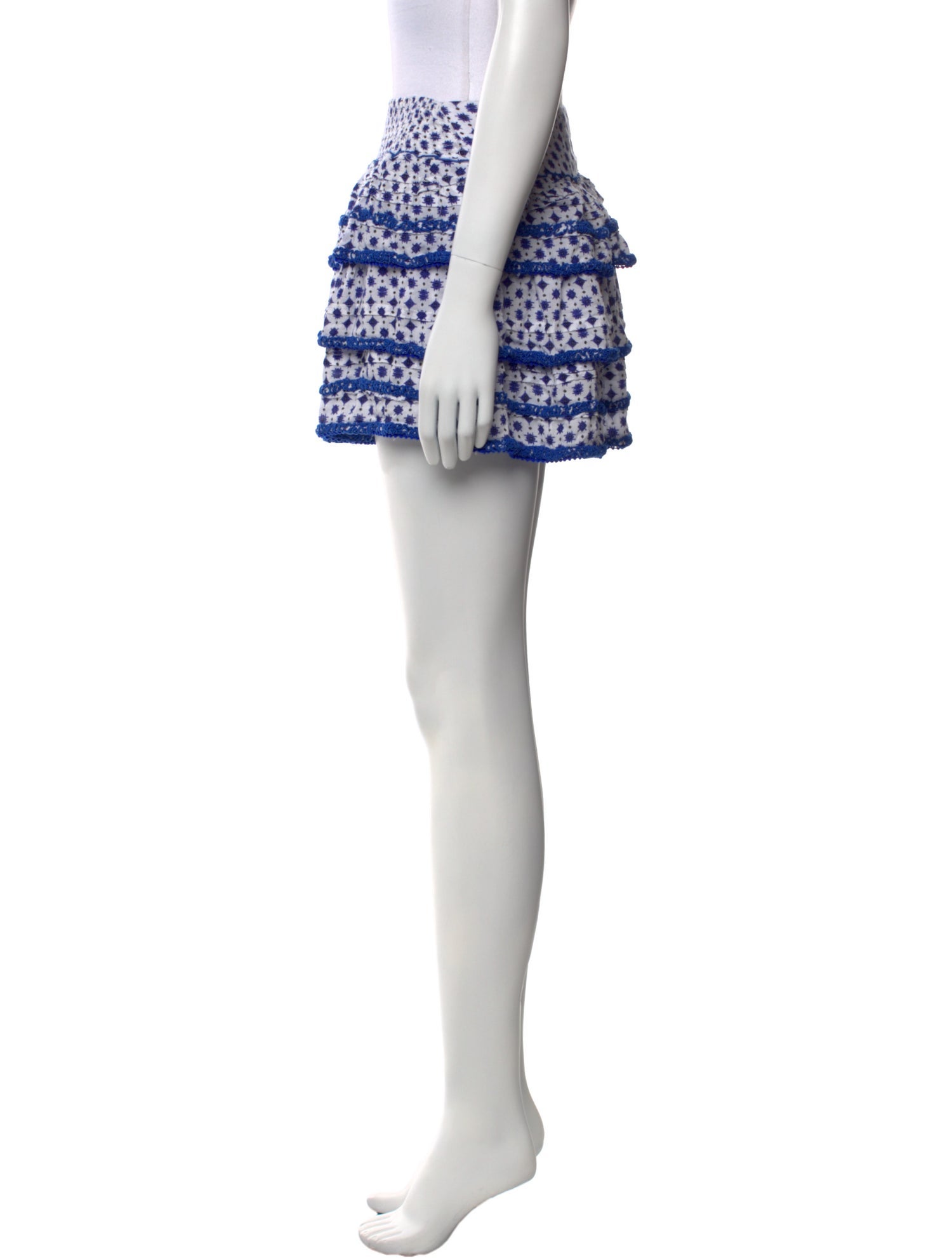 Poupette St Barth Printed Mini Skirt