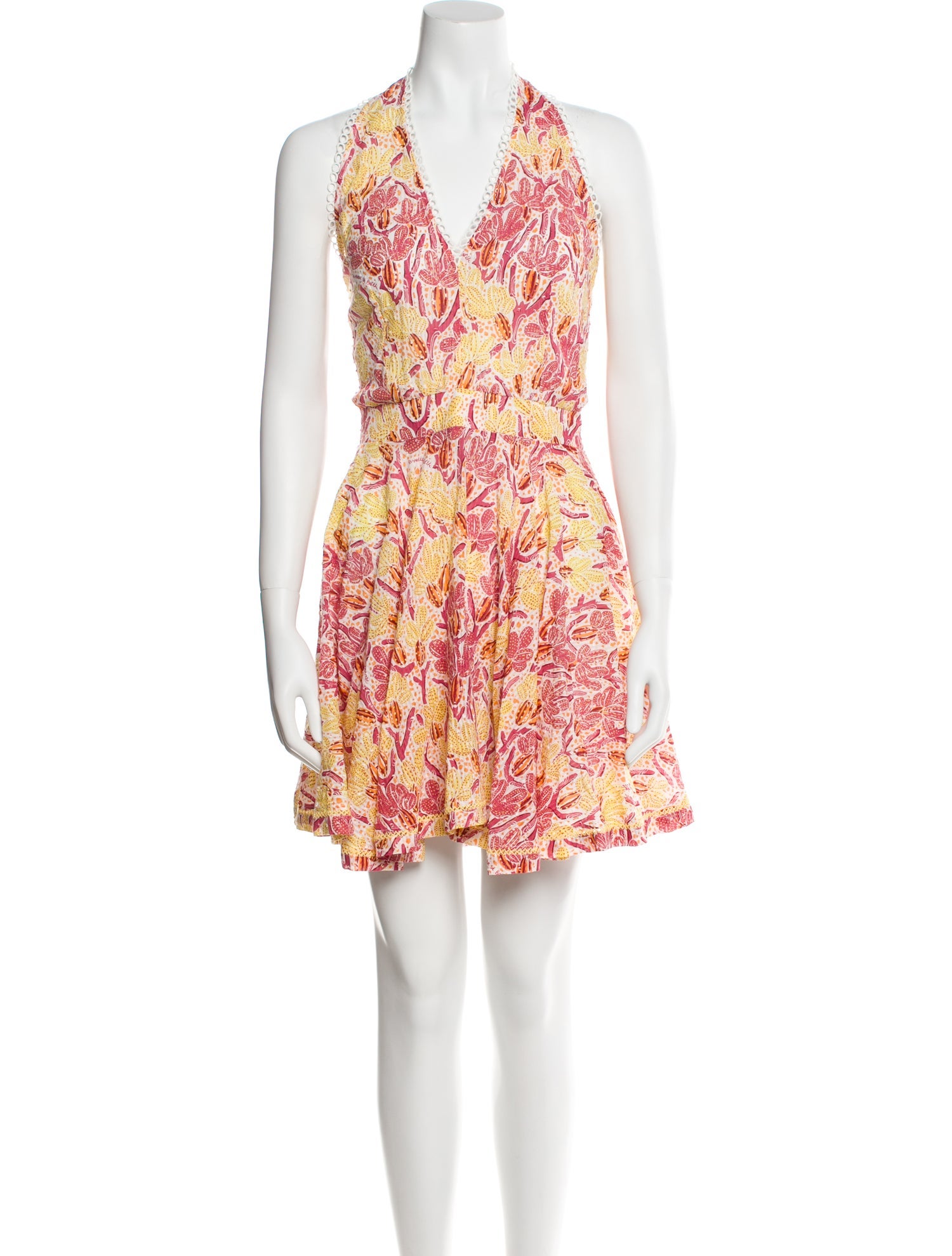 Poupette St Barth Floral Print Mini Dress