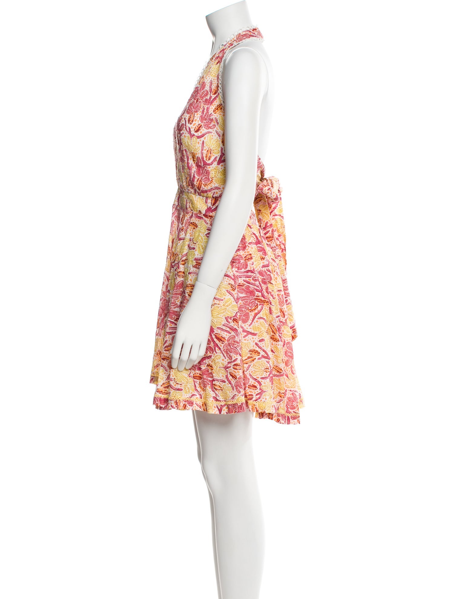 Poupette St Barth Floral Print Mini Dress