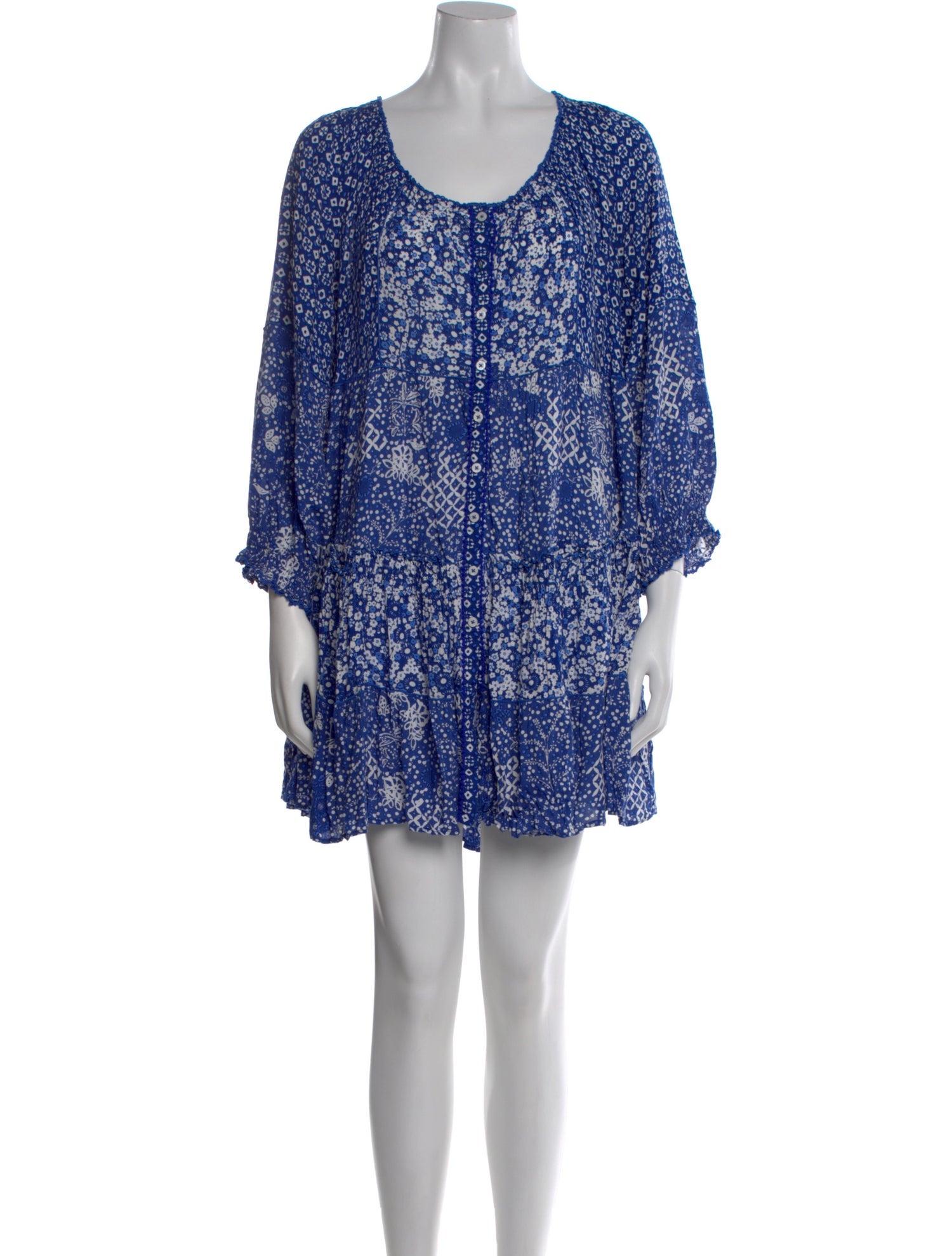 Poupette St Barth Floral Print Mini Dress