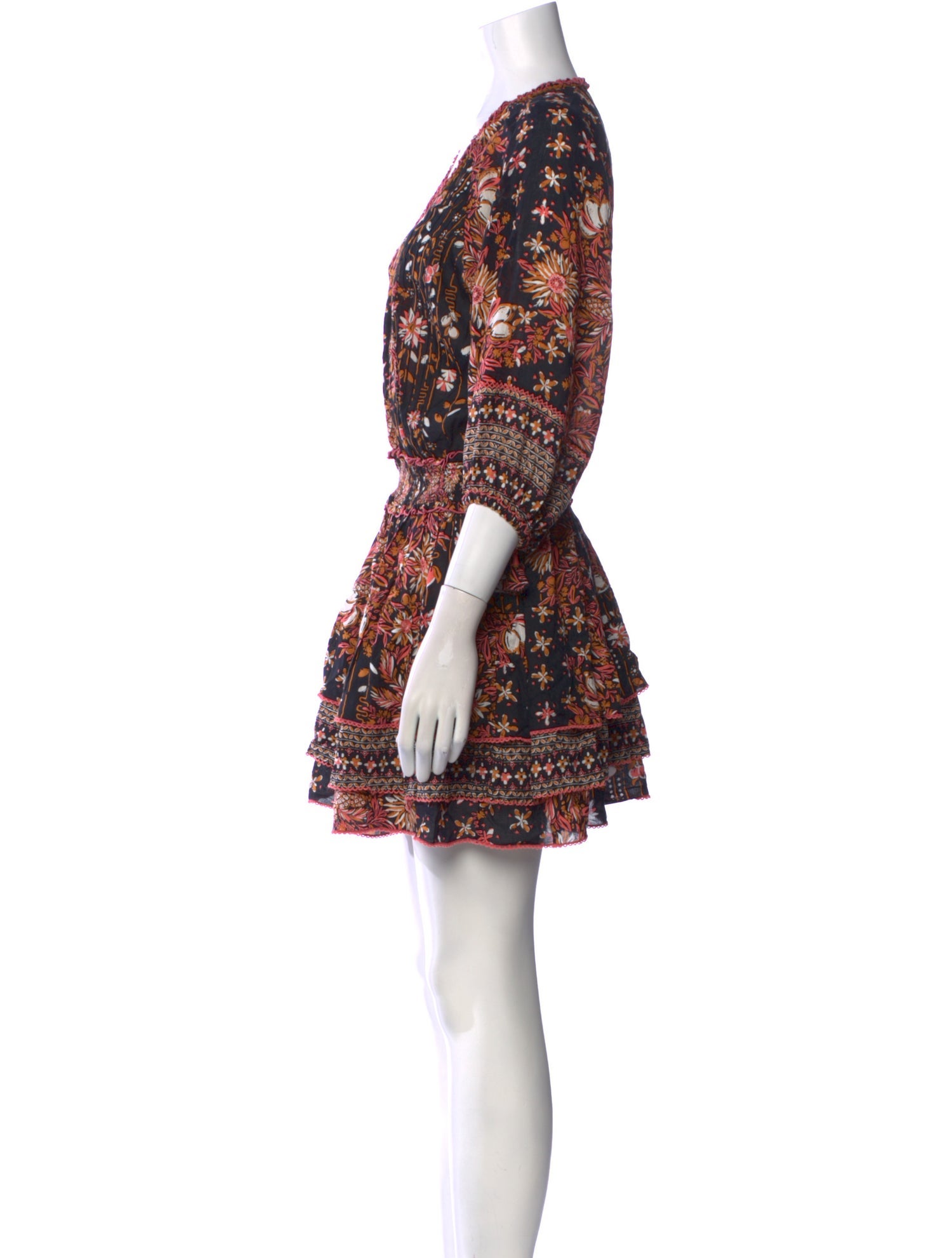 Poupette St Barth Floral Print Mini Dress