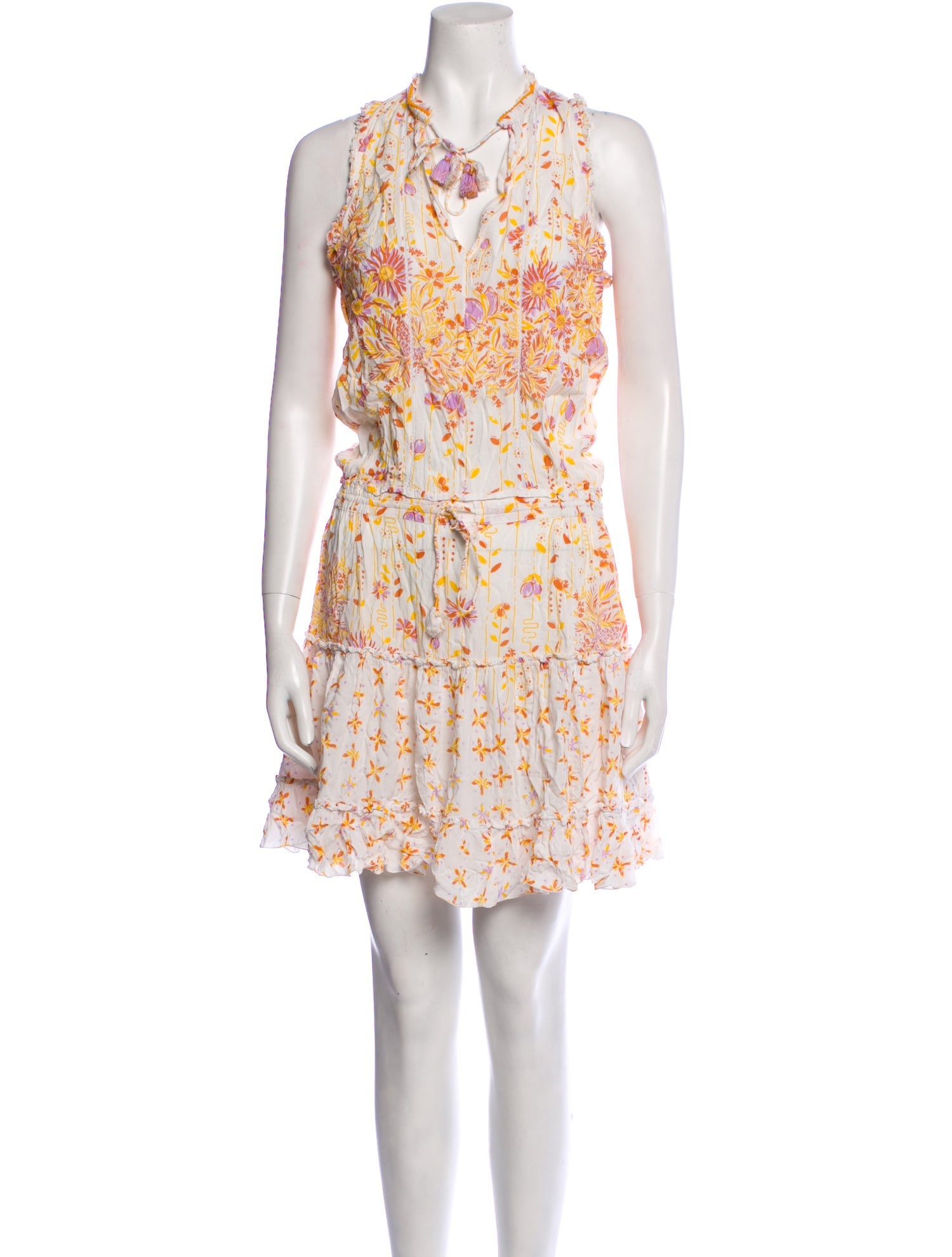 Poupette St Barth Floral Print Mini Dress