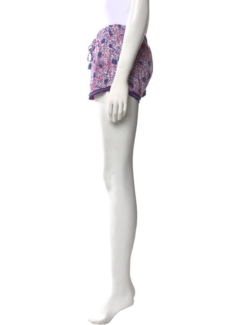 Poupette St Barth Floral Print Mini Shorts