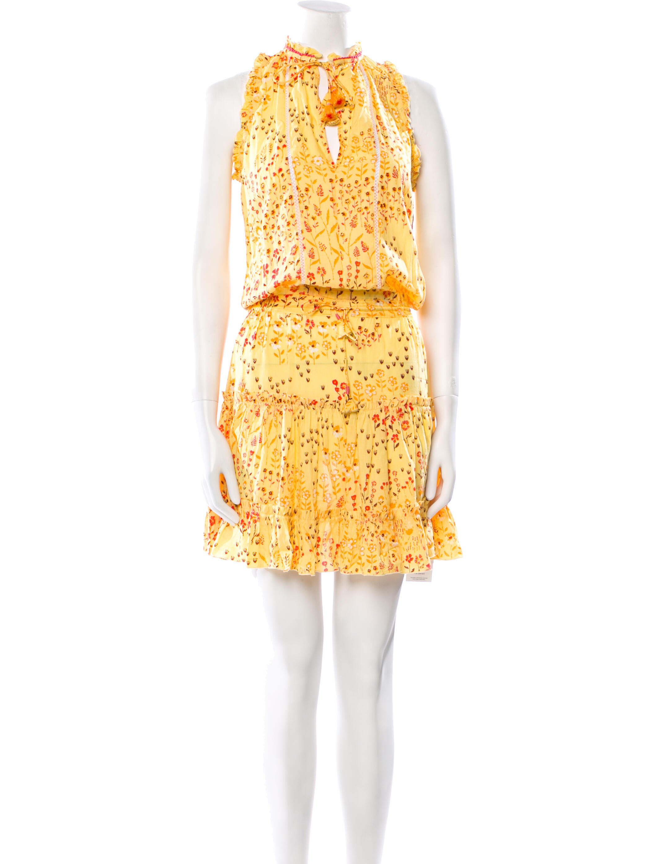 Poupette St Barth Floral Print Mini Dress