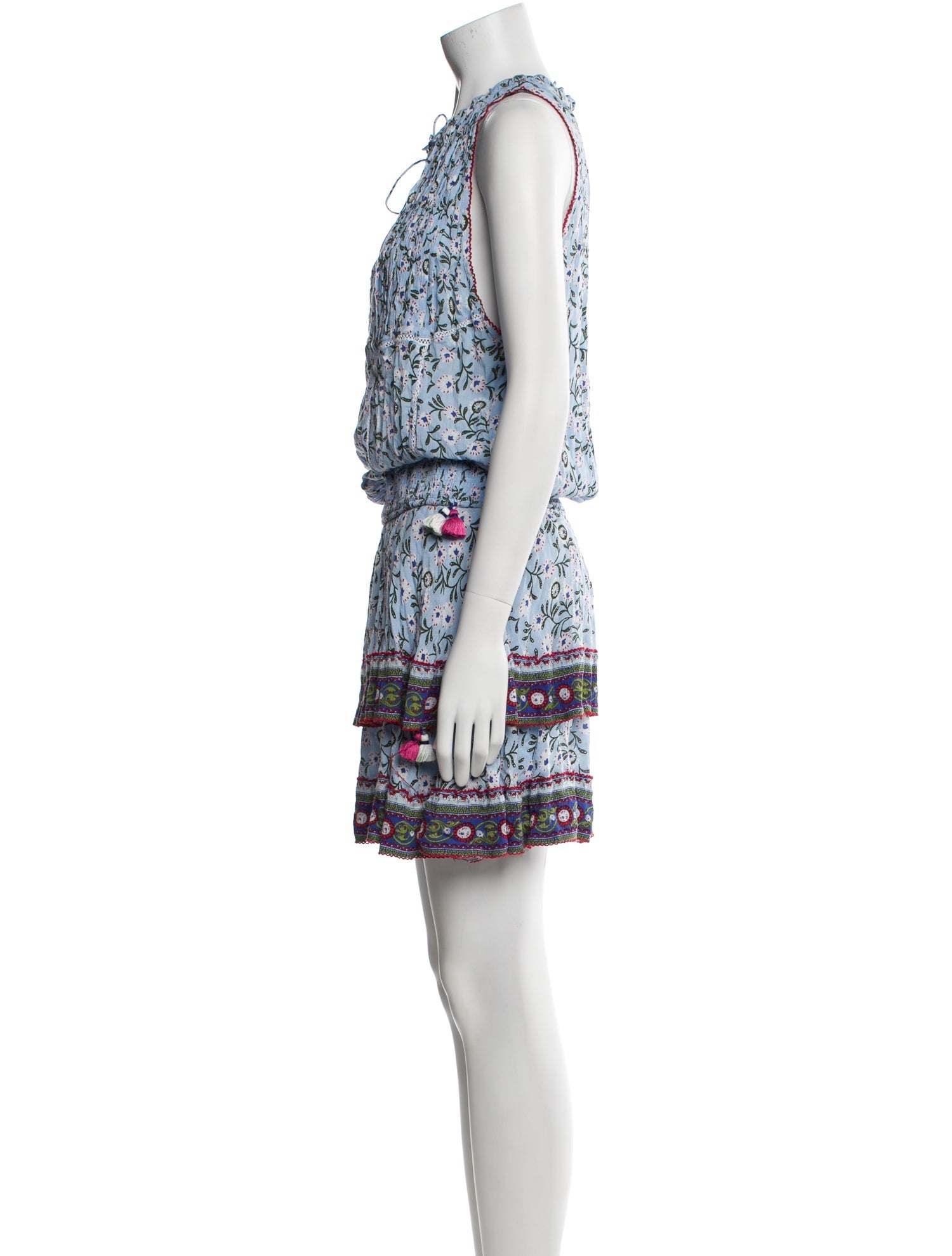 Poupette St Barth Printed Knee-Length Dress