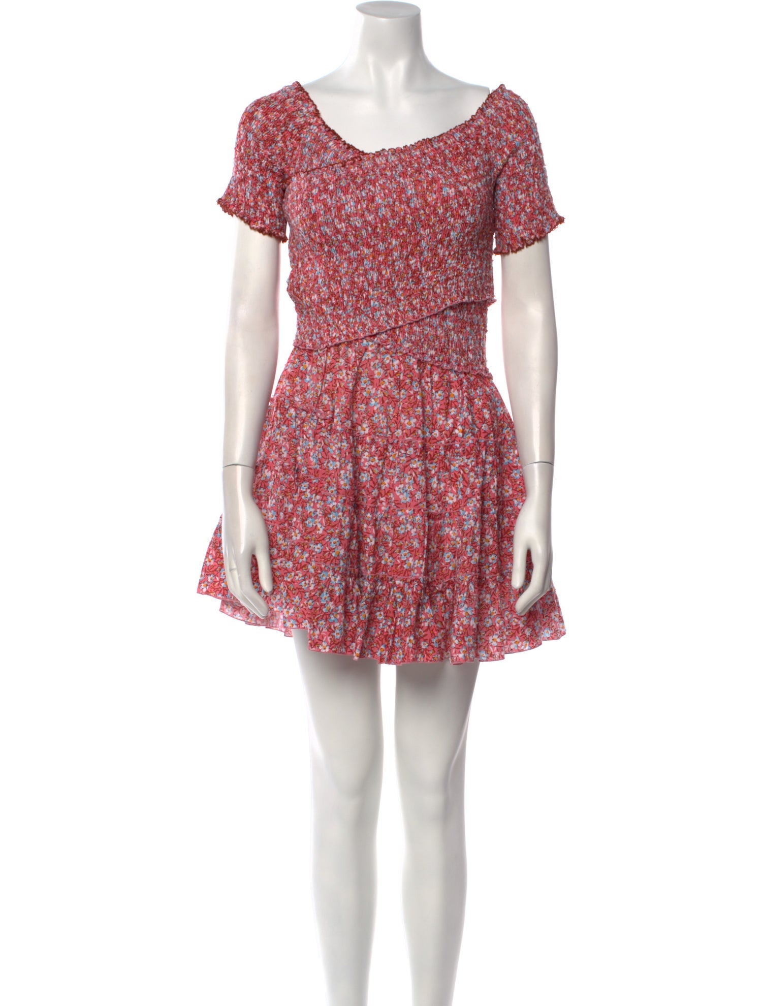 Poupette St Barth Floral Print Mini Dress