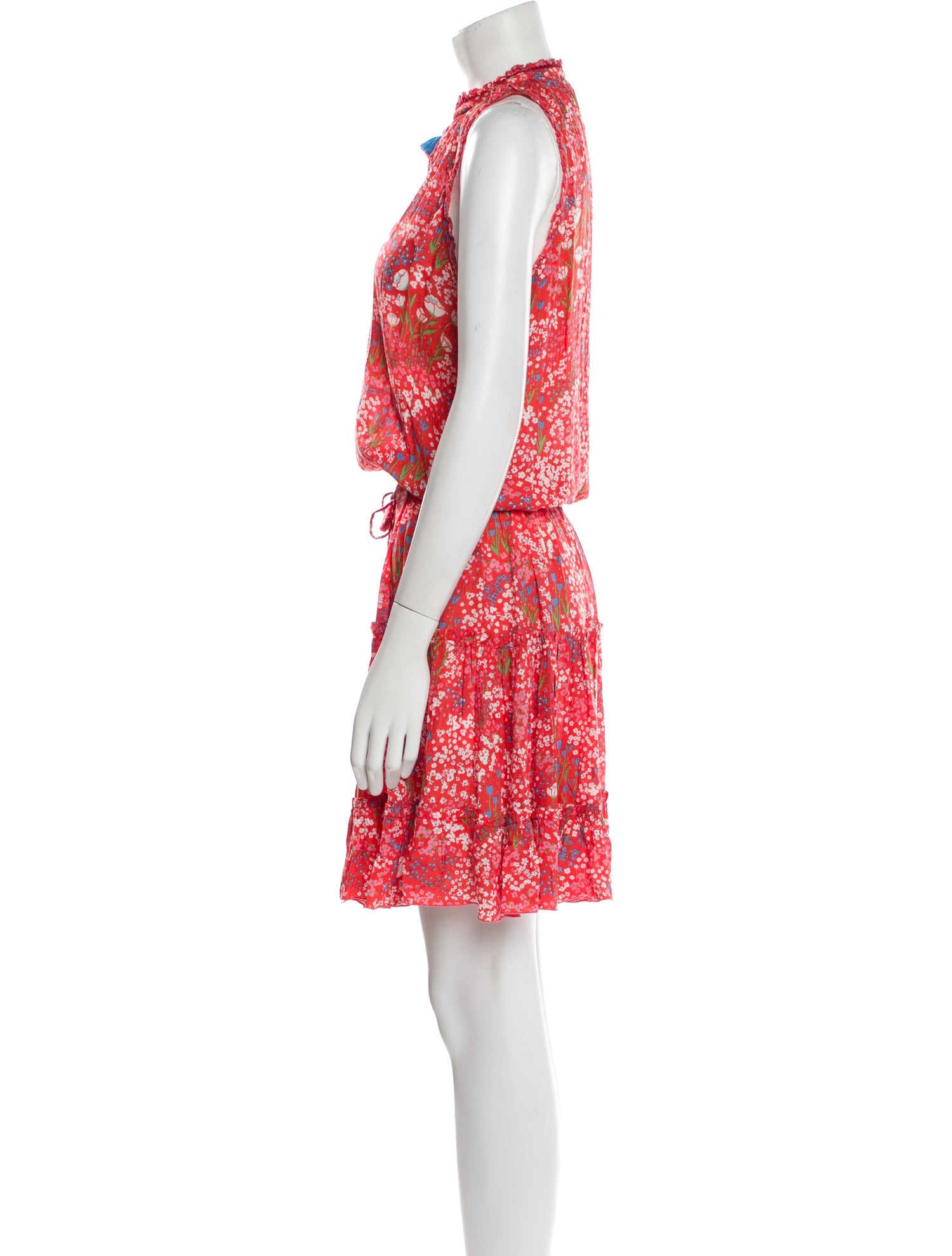 Poupette St Barth Printed Knee-Length Dress
