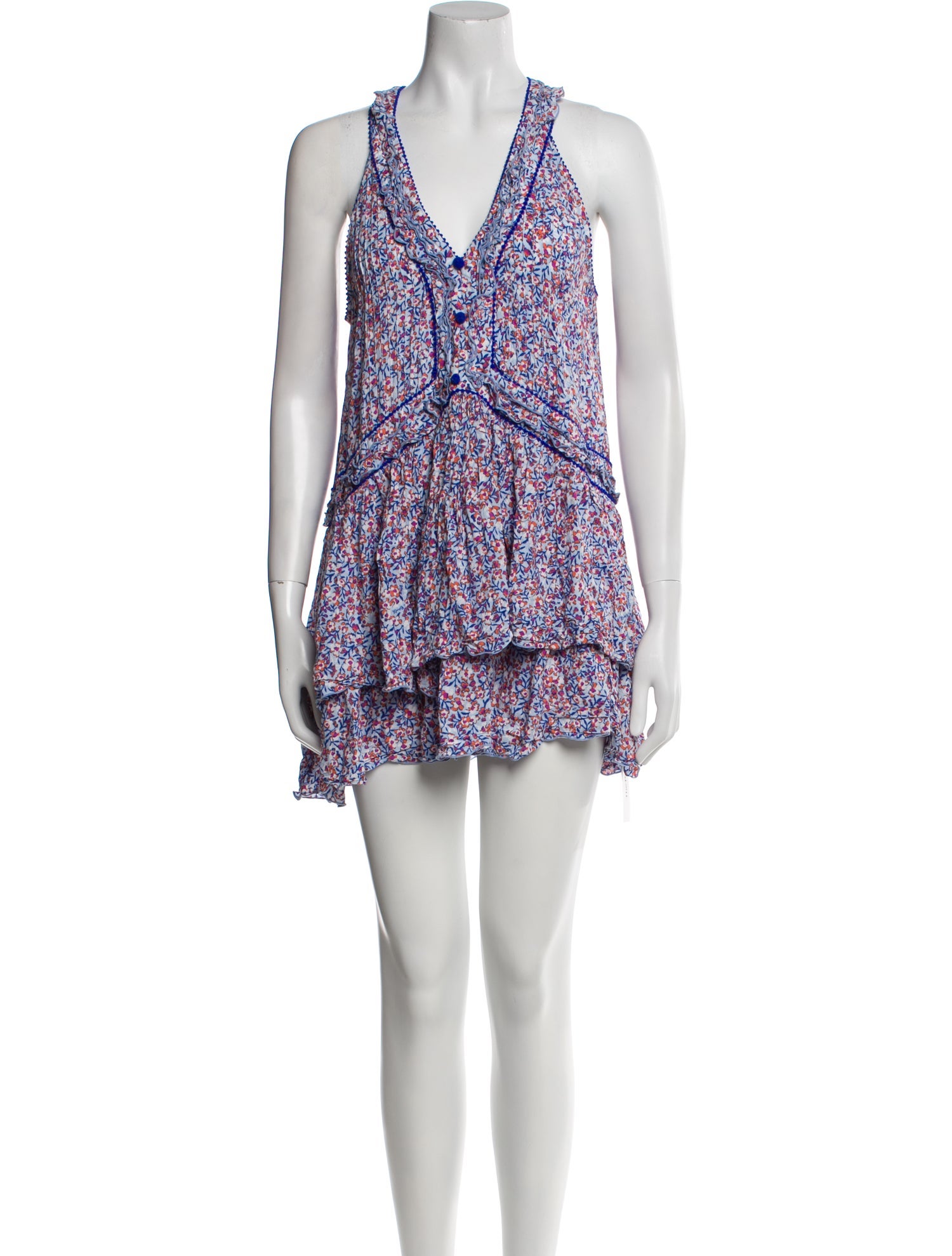 Poupette St Barth Paisley Print V-Neck Tunic