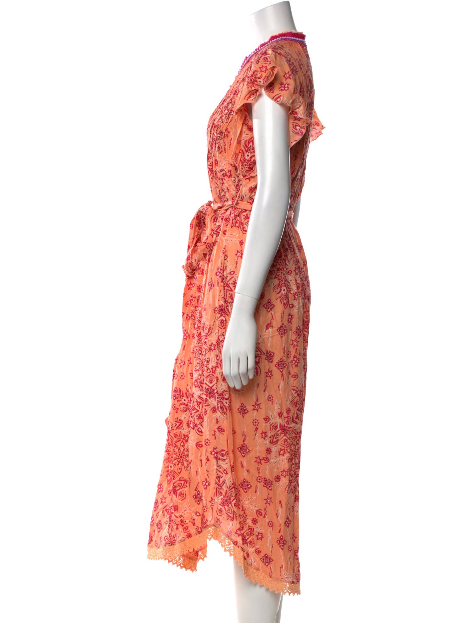 Poupette St Barth Floral Print Long Dress